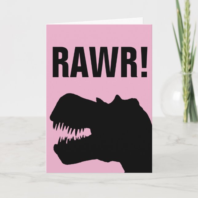 CARTES DE JOUR DE LA MÈRE DINOSAUR AMUSANTE (Devant)