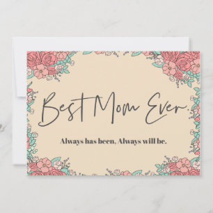 Cartes de jour pour mères Botanique Cute