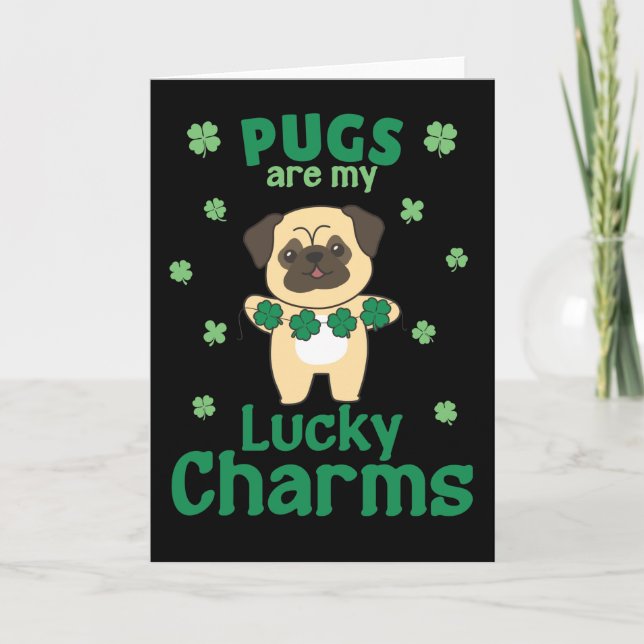 Cartes de la Saint-Patrick Mes Charms de chance so (Devant)
