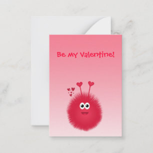 Cartes de la Saint-Valentin des enfants d'insecte