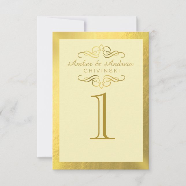 Cartes de la table de fioles d'or Tourbillonnant G (Devant)
