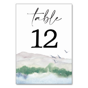 Cartes de la Table Mountain Lake Numéro de la Tabl