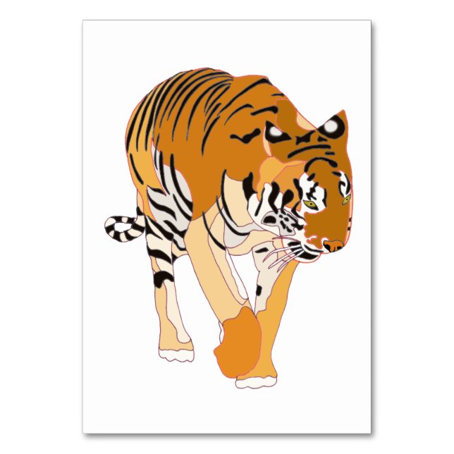 Cartes de lecture de la marche du tigre pour adult (Par défaut)