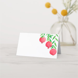 Cartes de lieu juives de grenade, carte de table