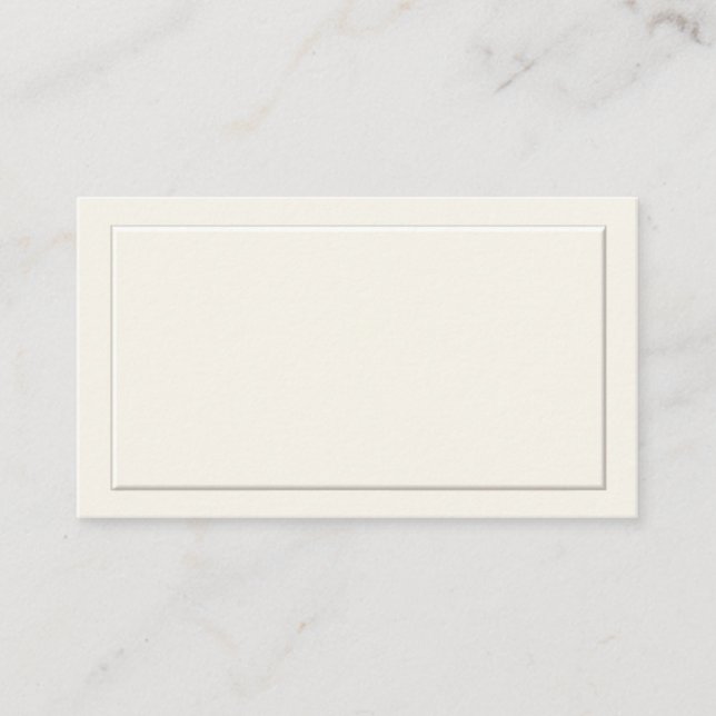Cartes de lieu officielles blanches (Devant)