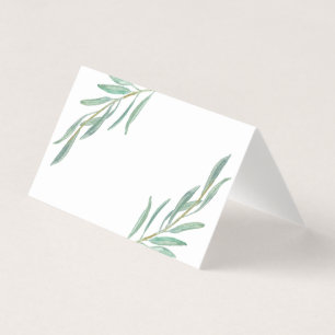 Cartes de lieu pliées Rustique