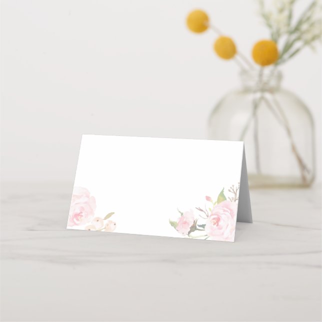 Cartes de lieu romantiques Flush Folal (Devant)