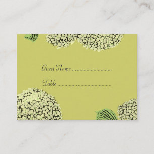Cartes de lieu Taupe Hydrangea