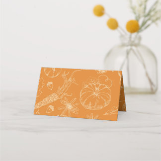 Cartes de lieu Thanksgiving