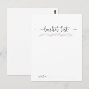 Cartes de liste de choses à faire pour un mariage