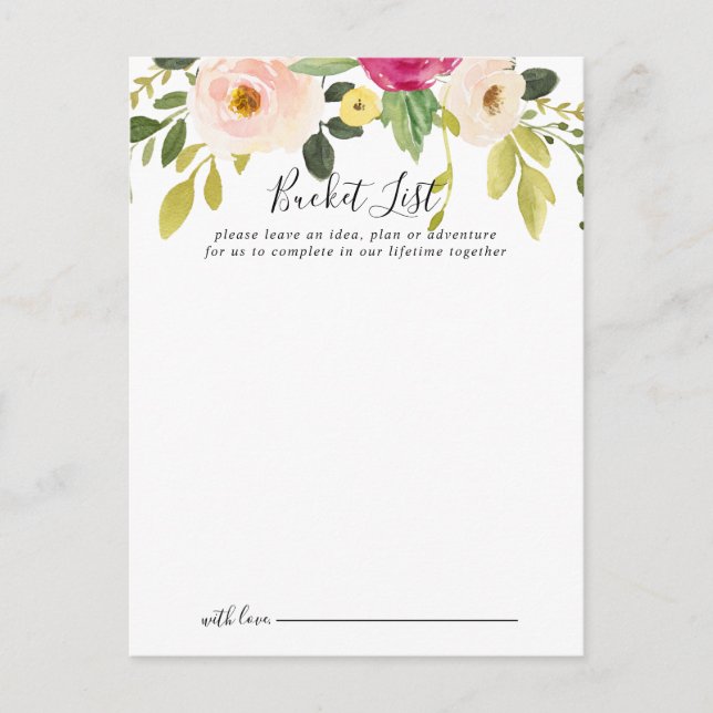 Cartes de liste Mariage bleu vert (Devant)