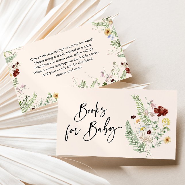 Cartes de livre à fleurs roses pour carte d'insert (Créateur téléchargé)