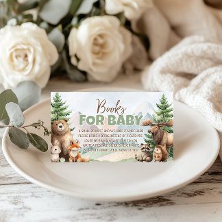 Cartes de livres d'aventure en forêt pour bébé