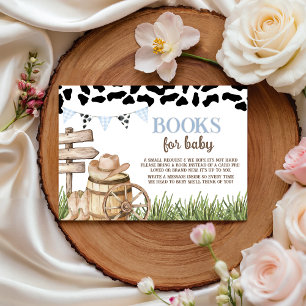 Cartes de livres de cow-boy pour bébé