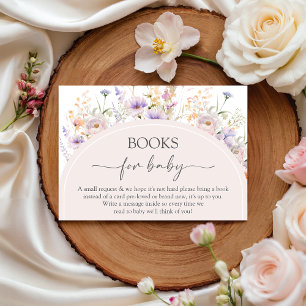 Cartes de livres Fleur des champs pour bébé