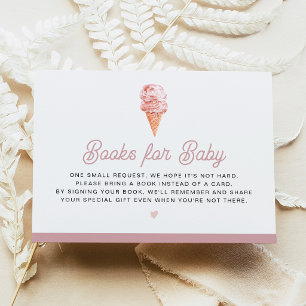 Cartes de livres pour bébé pour Baby Shower Rétro