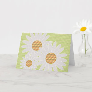 Cartes de marguerites folles