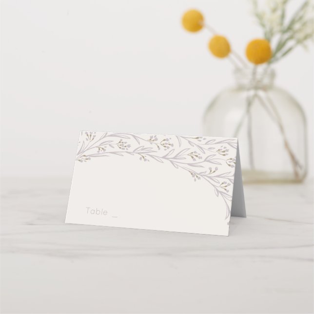 Cartes de mariage campagnard Lilac fleurie et rust (Devant)