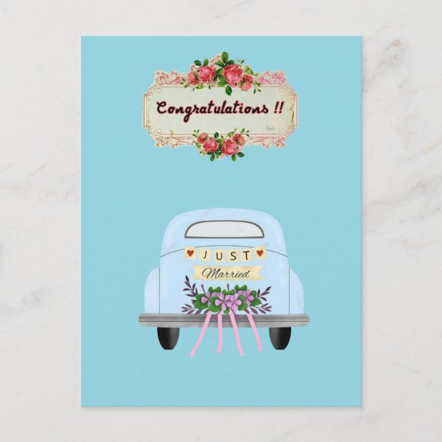 CARTES DE MARIAGE CONGRUTATION (Devant)