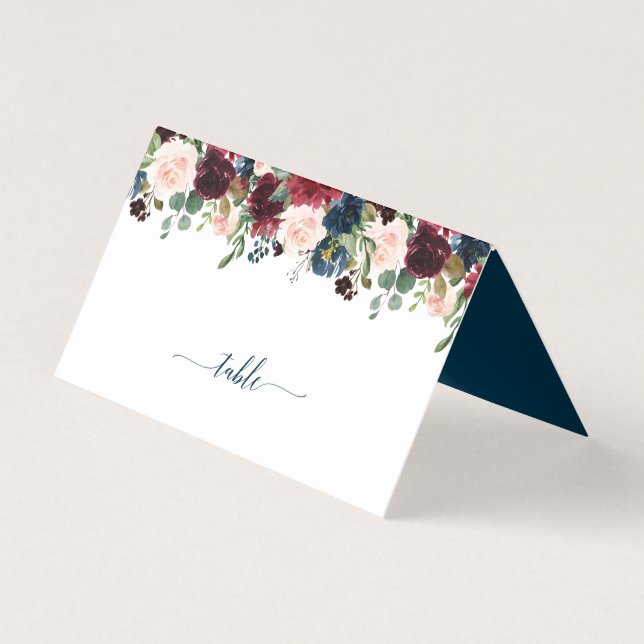 Cartes de Mariage de la marine de Bourgogne (Devant)