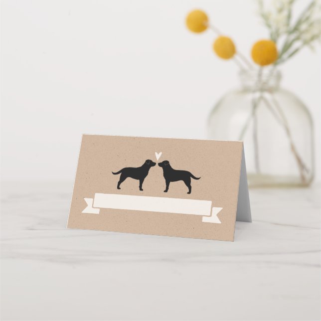 Cartes de Mariage de l'extracteur Labrador (Devant)