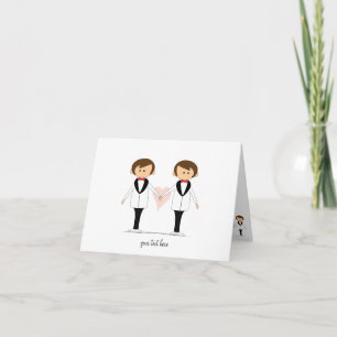 Cartes de Mariage Deux Pièces