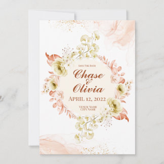 Cartes de mariage élégantes 'Save the Date'
