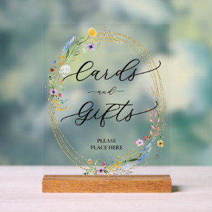 Cartes de Mariage et Cadeaux Fleurs Sauvages Chic