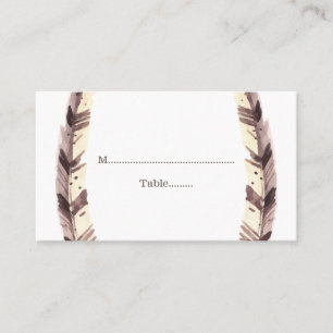 Cartes de Mariage frontalier en plumes