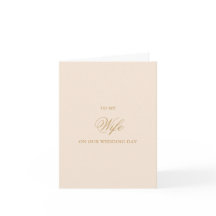 Cartes de mariage pour ma femme