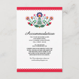 Cartes de mariage rouges mexicaines de logement de