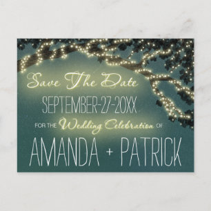 Cartes de mariage rustiques avec branches d'arbre 