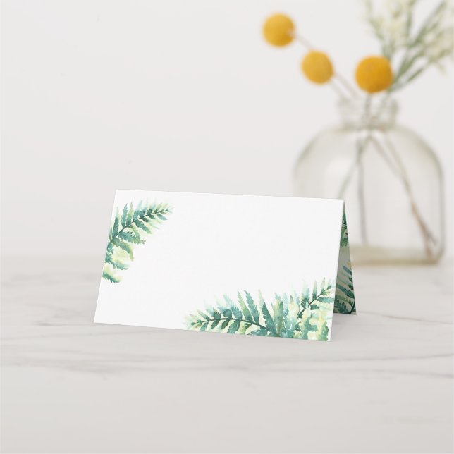 Cartes de Mariage vertes (Devant)