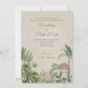 Cartes de Mariages indiennes faire-part de mariage