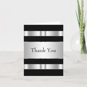 Cartes de Merci Black Silver