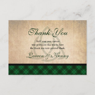 Cartes de Merci Celtic Plaid