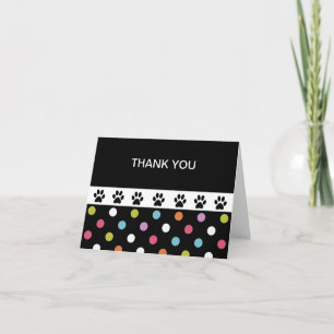 Cartes de Merci d'affaires de thème d'animal