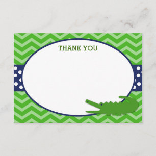 Cartes de Merci d'alligator