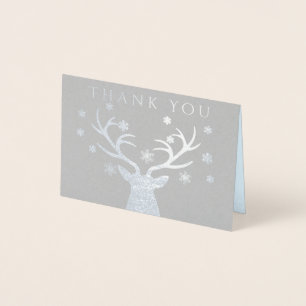 Cartes de Merci de baby shower de cerfs communs de