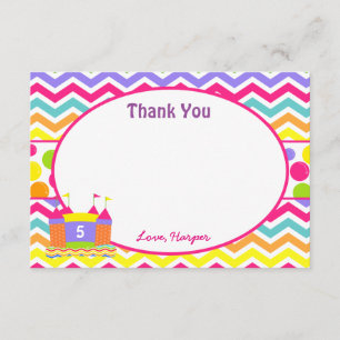Cartes de Merci de Chambre de rebond