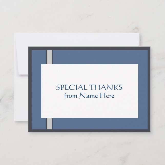 Cartes de Merci de Mitzvah de barre (Devant)