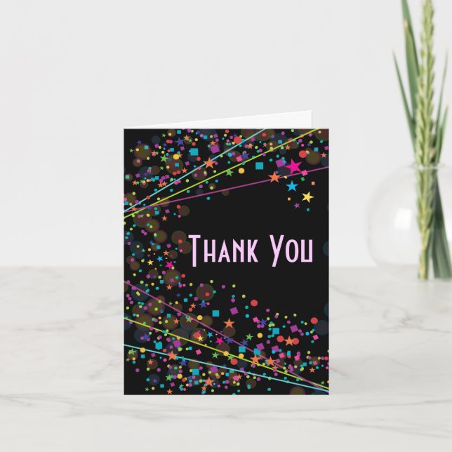 Cartes de Merci de partie de club du bonbon 16 à (Devant)