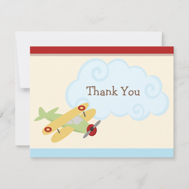 Cartes de Merci d'invitation de fête (Devant)