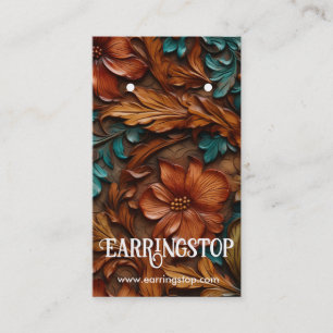 Cartes de Motif Occidental Design en cuir