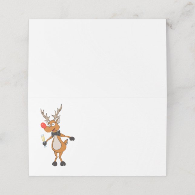 Cartes de Noël amusantes (Extérieur déplié)