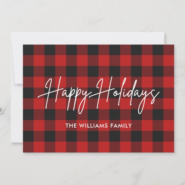Cartes de Noël Buffalo (Devant)