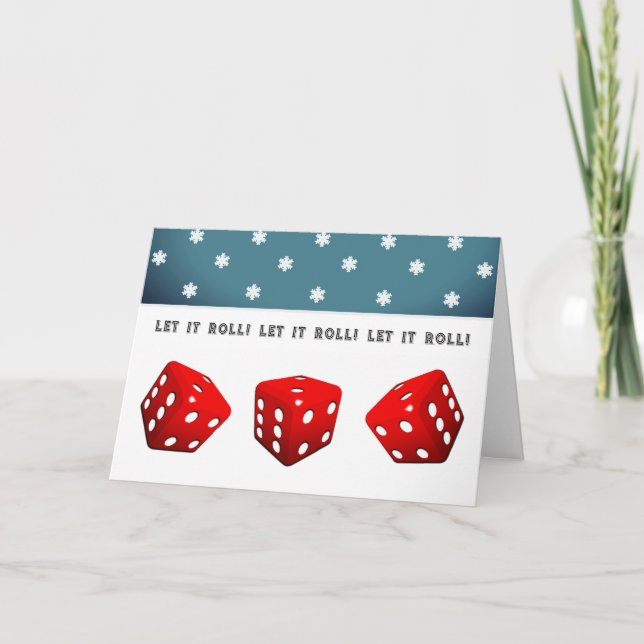 Cartes de Noël Bunco (Devant)