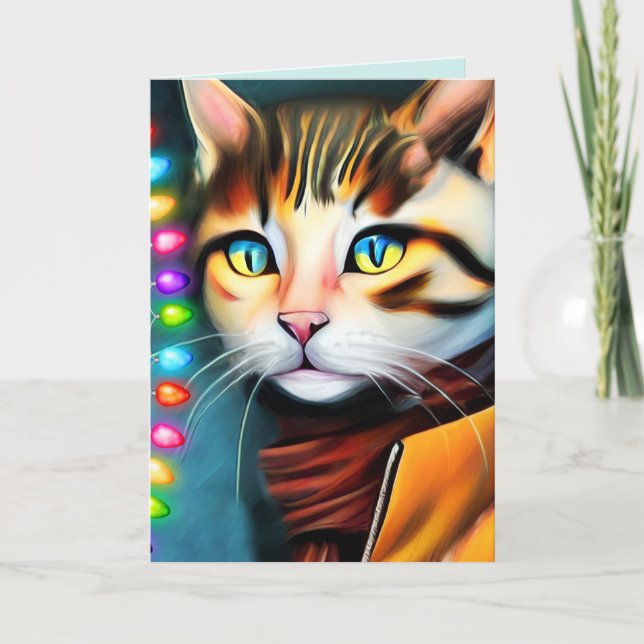  CARTES DE NOËL CHAT FRÈRE (Devant)