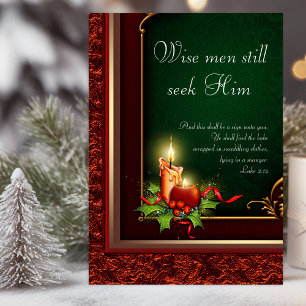 Cartes de Noël chrétiennes élégantes