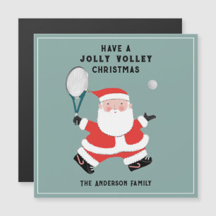 Cartes de Noël créatives de tennis pour les fêtes